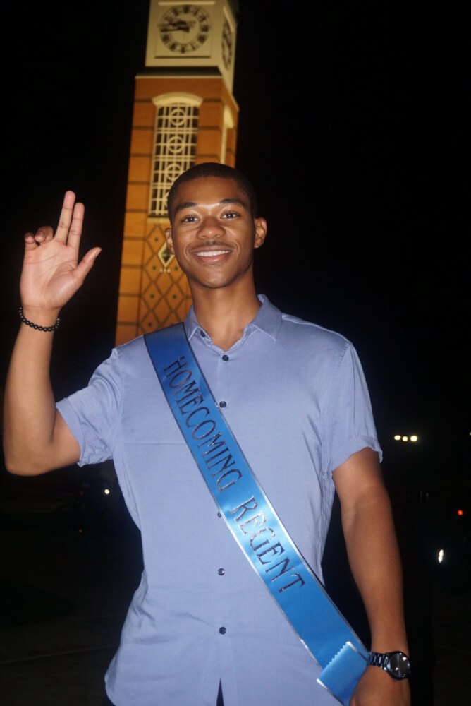 Homecoming regent takes initiative in and out of classroom